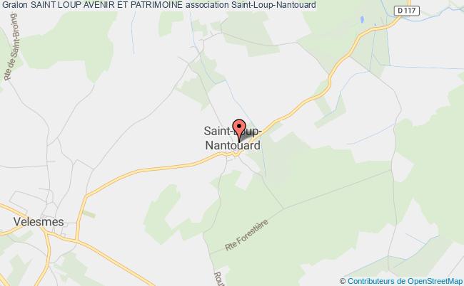 plan association Saint Loup Avenir Et Patrimoine Saint-Loup-Nantouard