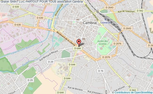 plan association Saint Luc Partout Pour Tous Cambrai