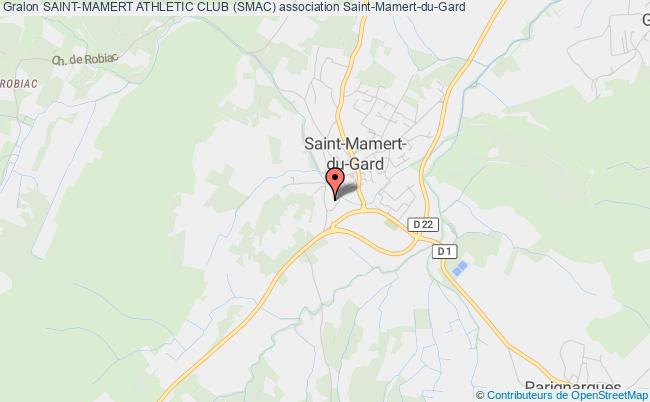 plan association Saint-mamert Athletic Club (smac) Saint-Mamert-du-Gard