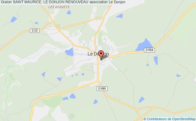 plan association Saint Maurice, Le Donjon Renouveau Donjon