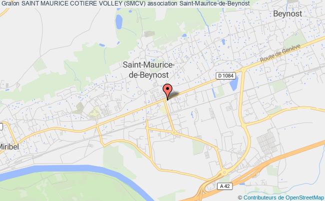 plan association Saint Maurice Cotiere Volley (smcv) Saint-Maurice-de-Beynost