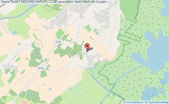 plan association Saint Medard Karate Club Saint-Mars-de-Coutais