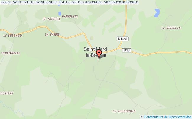 plan association Saint-merd Randonnee (auto-moto) Saint-Merd-la-Breuille