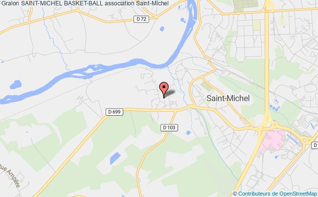 plan association Saint-michel Basket-ball Saint-Michel