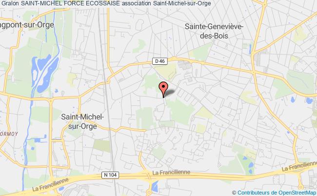 plan association Saint-michel Force Ecossaise Saint-Michel-sur-Orge