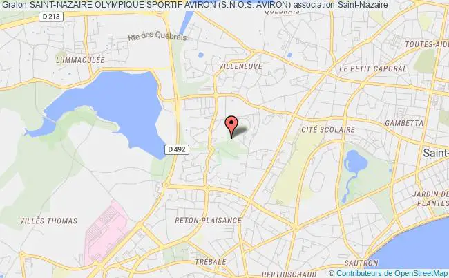 plan association Saint-nazaire Olympique Sportif Aviron (s.n.o.s. Aviron) Saint-Nazaire