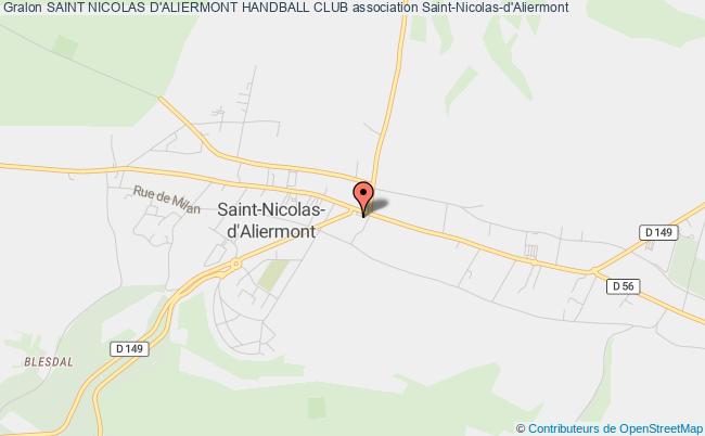 plan association Saint Nicolas D'aliermont Handball Club Saint-Nicolas-d'Aliermont