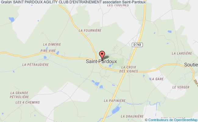 plan association Saint Pardoux Agility Club D'entraÎnement Saint-Pardoux