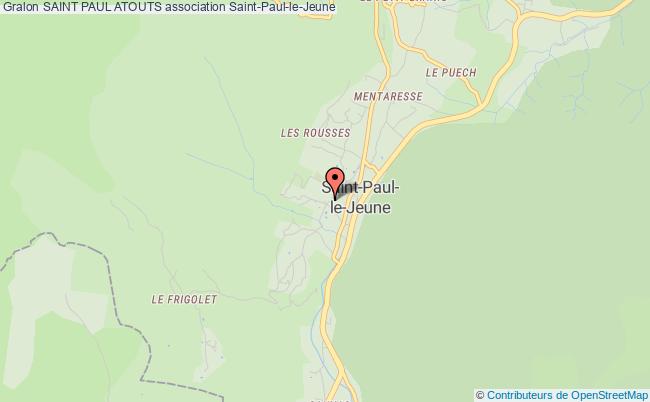 plan association Saint Paul Atouts Saint-Paul-le-Jeune