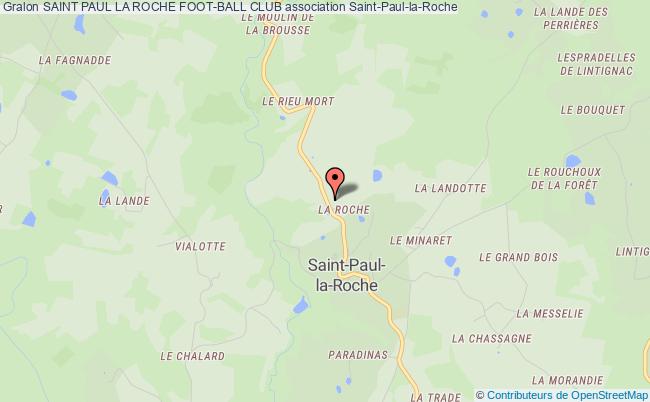 plan association Saint Paul La Roche Foot-ball Club Saint-Paul-la-Roche
