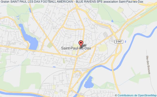 plan association Saint Paul Les Dax Football AmÉricain - Blue Ravens Sps Saint-Paul-lès-Dax