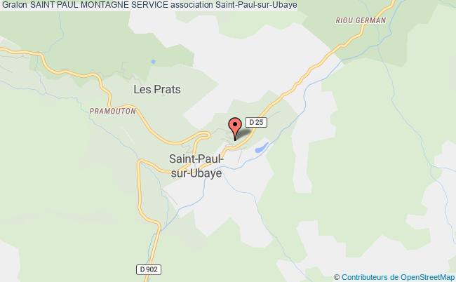 plan association Saint Paul Montagne Service 