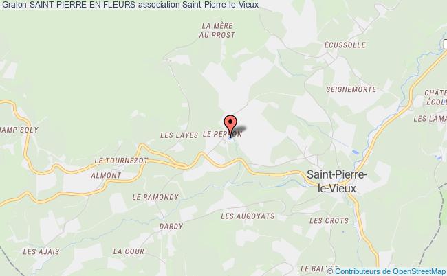 plan association Saint-pierre En Fleurs Saint-Pierre-le-Vieux