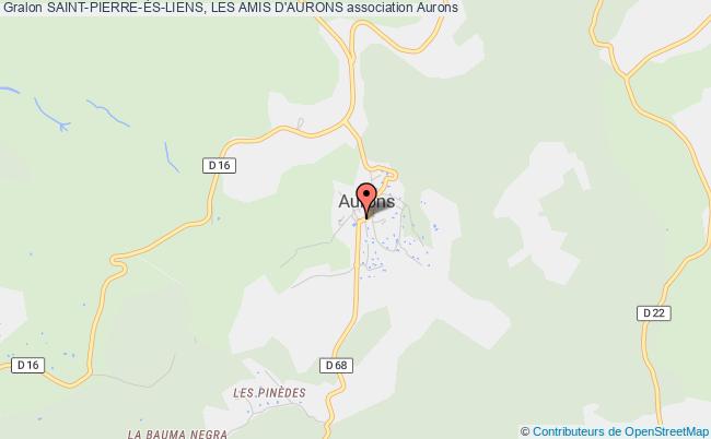 plan association Saint-pierre-Ès-liens, Les Amis D'aurons Aurons