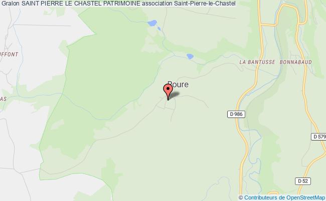 plan association Saint Pierre Le Chastel Patrimoine Saint-Pierre-le-Chastel