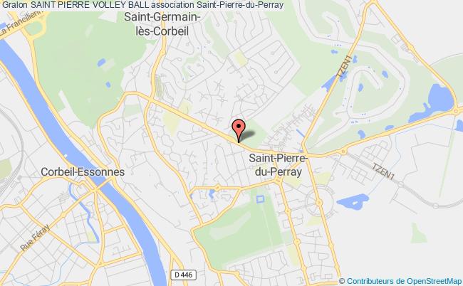 plan association Saint Pierre Volley Ball Saint-Pierre-du-Perray
