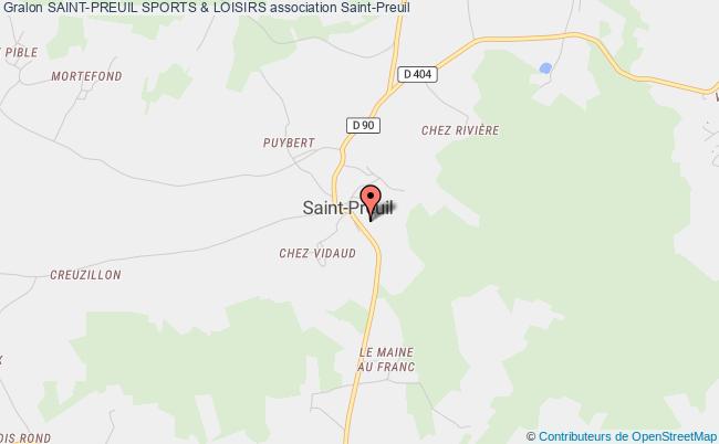 plan association Saint-preuil Sports & Loisirs Saint-Preuil