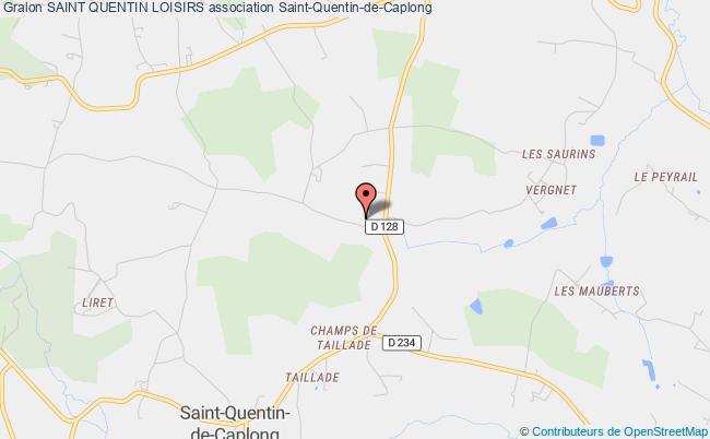 plan association Saint Quentin Loisirs Saint-Quentin-de-Caplong
