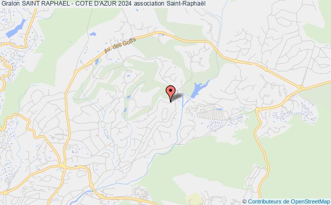 plan association Saint Raphael - Cote D'azur 2024 Saint-Raphaël