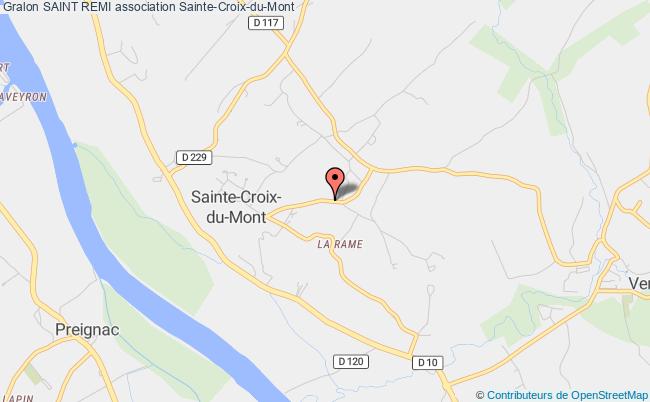 plan association Saint Remi Sainte-Croix-du-Mont
