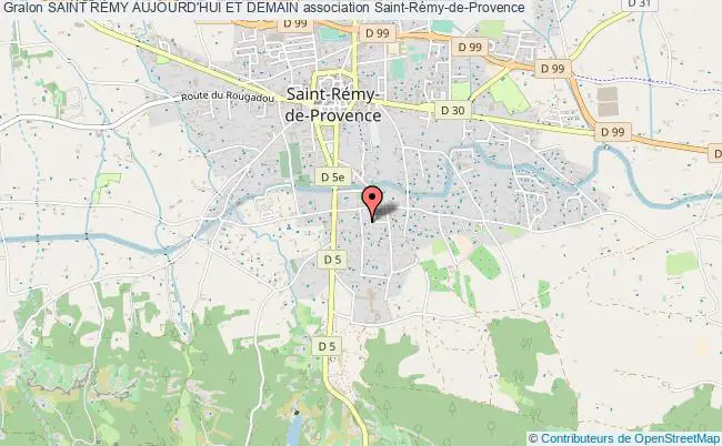 plan association Saint RÉmy Aujourd'hui Et Demain Saint-Rémy-de-Provence