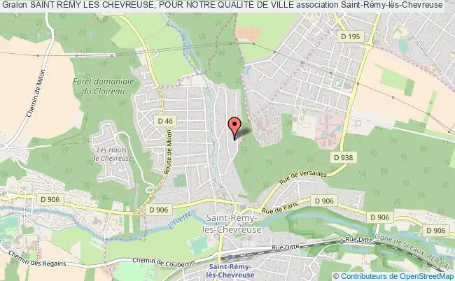 plan association Saint RÉmy Les Chevreuse, Pour Notre QualitÉ De Ville Saint-Rémy-lès-Chevreuse