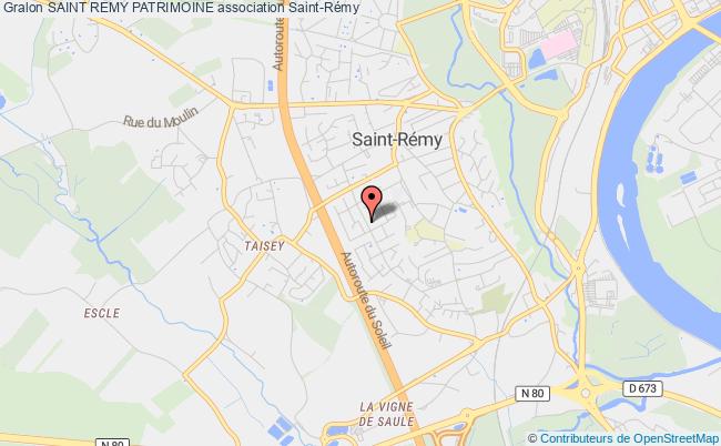 plan association Saint Remy Patrimoine Saint-Rémy