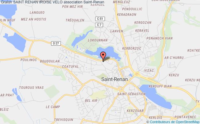 plan association Saint Renan Iroise Velo Saint-Renan