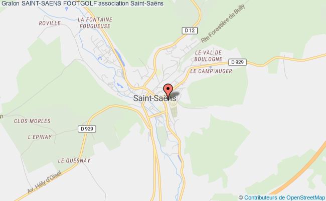 plan association Saint-saens Footgolf Saint-Saëns