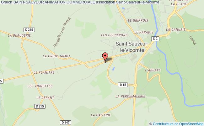 plan association Saint-sauveur Animation Commerciale Saint-Sauveur-le-Vicomte