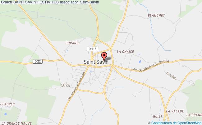 plan association Saint Savin Festivites Saint-Savin