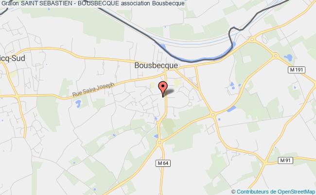 plan association Saint Sebastien - Bousbecque 