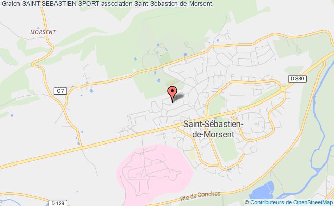 plan association Saint Sebastien Sport Saint-Sébastien-de-Morsent