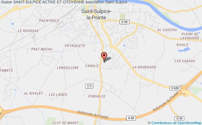 plan association Saint-sulpice Active Et Citoyenne Saint-Sulpice-la-Pointe