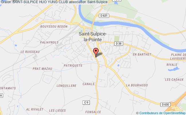 plan association Saint-sulpice Huo Yung Club Saint-Sulpice-la-Pointe
