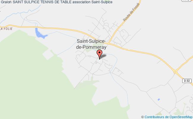 plan association Saint Sulpice Tennis De Table Saint-Sulpice-de-Pommeray