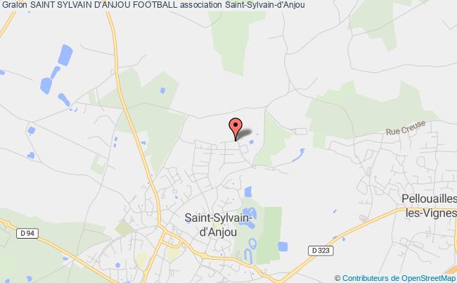 plan association Saint Sylvain D'anjou Football Verrières-en-Anjou