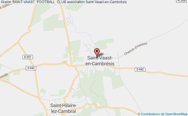 plan association Saint-vaast  Football  Club Saint-Vaast-en-Cambrésis