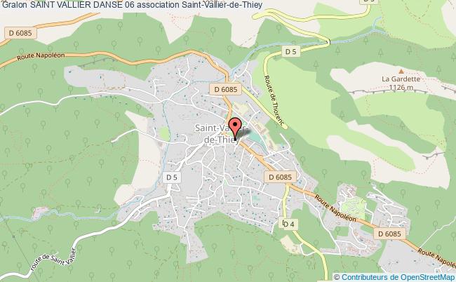 plan association Saint Vallier Danse 06 Saint-Vallier-de-Thiey