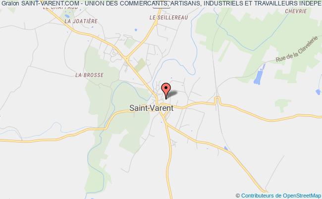 plan association Saint-varent.com - Union Des Commercants, Artisans, Industriels Et Travailleurs Independants Du Pays Saint-varentais Saint-Varent