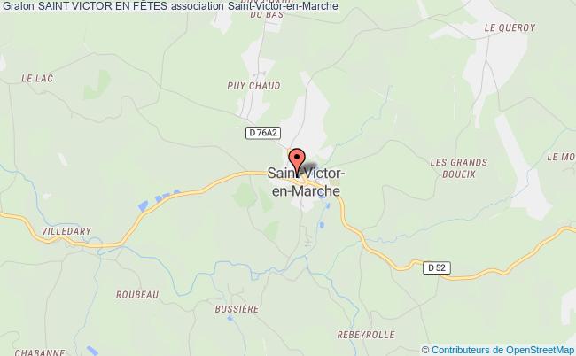 plan association Saint Victor En FÊtes Saint-Victor-en-Marche