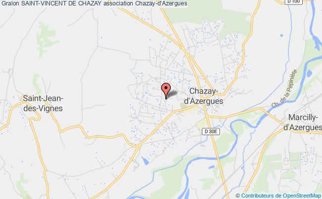 plan association Saint-vincent De Chazay Chazay-d'Azergues