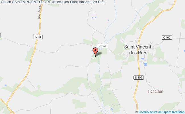 plan association Saint Vincent Sport Saint-Vincent-des-Prés