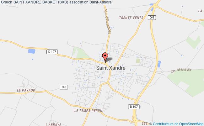plan association Saint Xandre Basket (sxb) Saint-Xandre