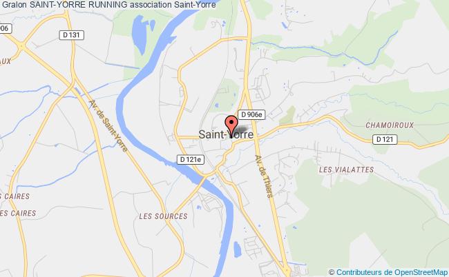 plan association Saint-yorre Running Saint-Yorre