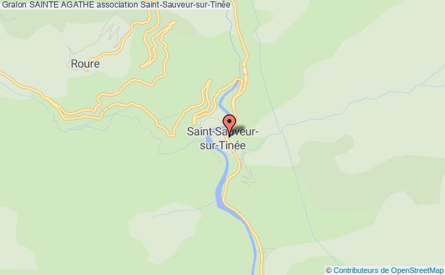 plan association Sainte Agathe Saint-Sauveur-sur-Tinée