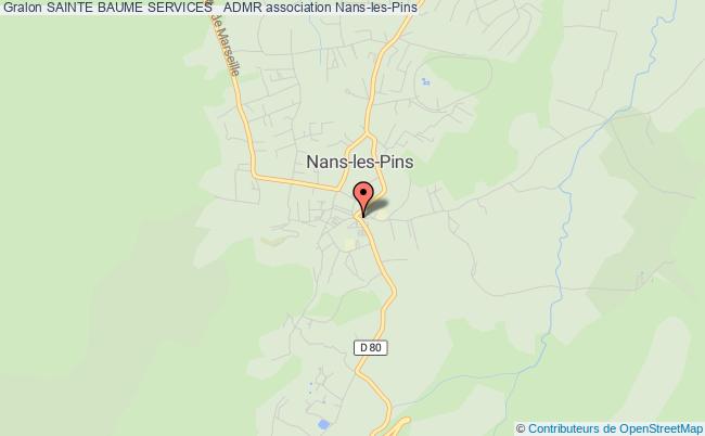 SAINTE BAUME SERVICES   ADMR