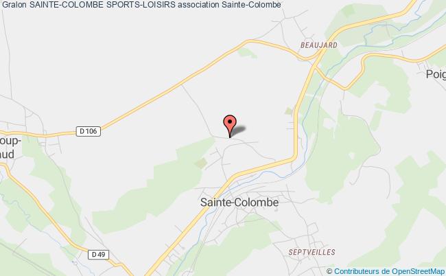 plan association Sainte-colombe Sports-loisirs Sainte-Colombe