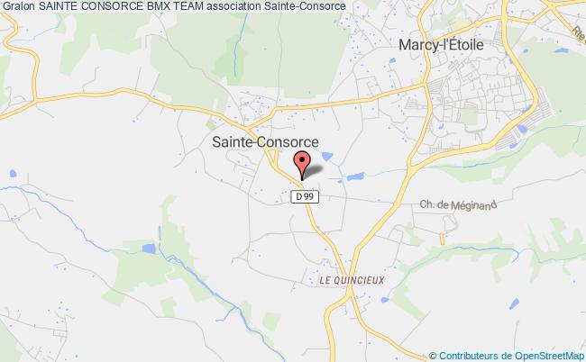 plan association Sainte Consorce Bmx Team Sainte-Consorce