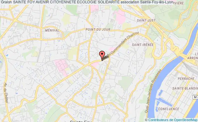 plan association Sainte Foy Avenir CitoyennetÉ Écologie SolidaritÉ Sainte-Foy-lès-Lyon